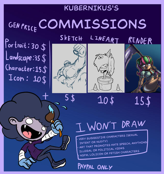 Landon's Commisions